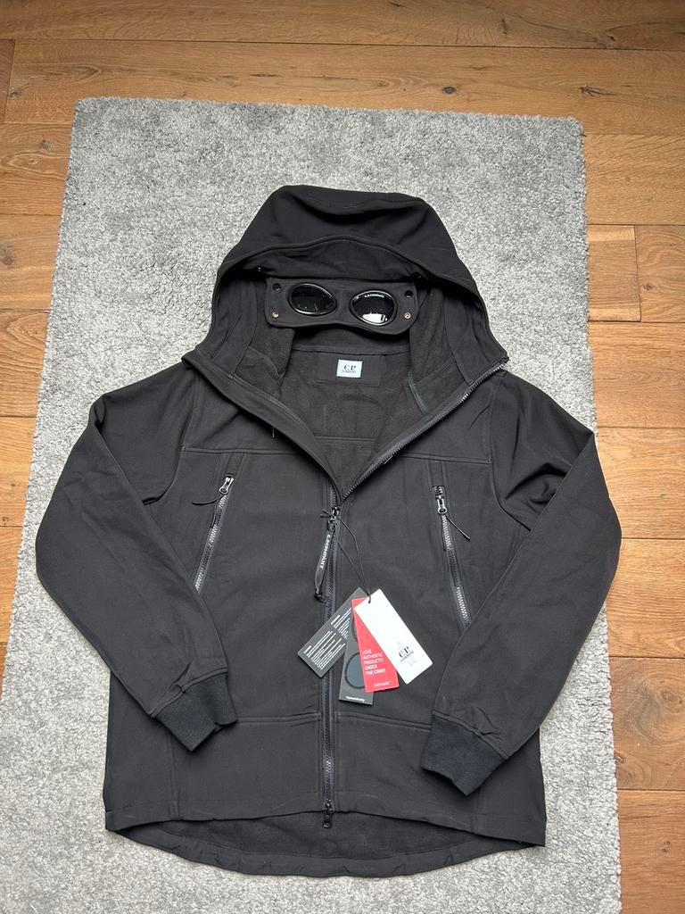 Cp company jas goggle jacket zwart, Ophalen of Verzenden, Zo goed als nieuw, Zwart