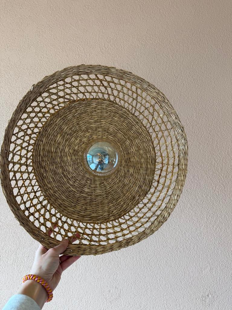 Good&Mojo Plafondlamp - Natuurlijke Stijl, Ophalen, Zo goed als nieuw, Overige materialen