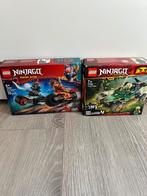 Lego Ninjago 71838 & 71700 jungle raider en Motorcyle race, Ophalen of Verzenden, Zo goed als nieuw, Complete set, Lego
