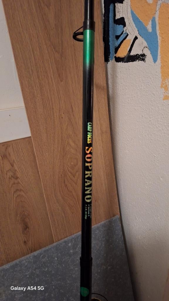 T.KA CARP FOCUS SOPRANO HENGEL 2,70 M NIEUWSTAAT +QUICK MOLE, Watersport en Boten, Ophalen, Zo goed als nieuw, Complete set