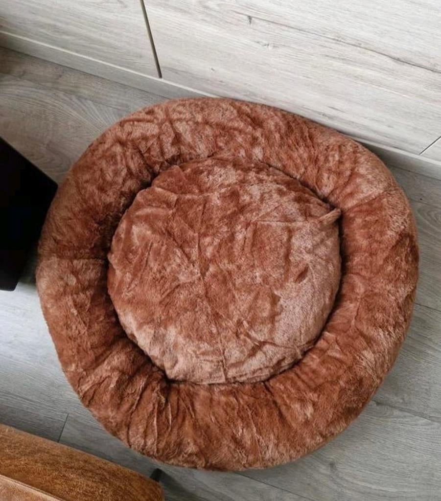 Pet Perfect bruine orthopedische donut hondenmand, 80 cm, Ophalen, Nieuw