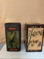 Brocante blikken van Melle vogels, Verzamelen, Blikken, Ophalen of Verzenden, Zo goed als nieuw, Overige