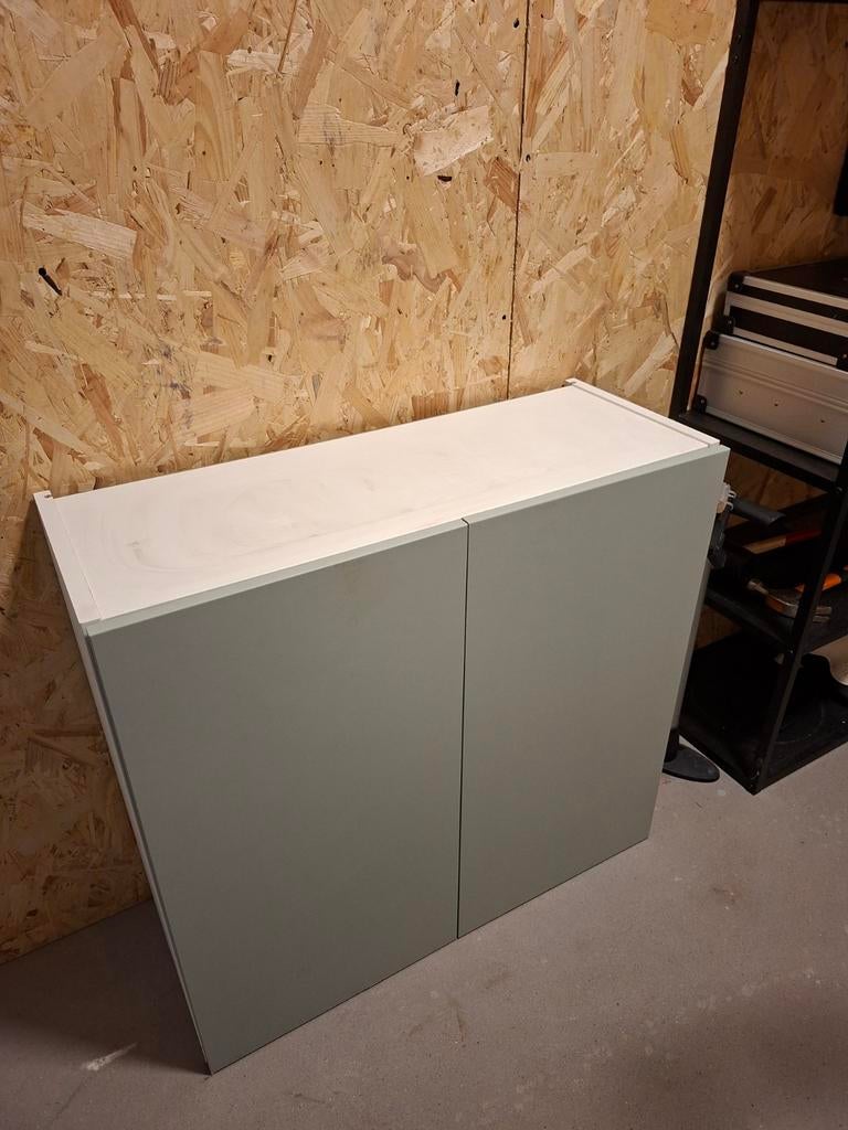 IKEA ENHET badkamermeubels set (mintgroen), Huis en Inrichting, Kasten | Roldeurkasten en Archiefkasten, Gebruikt, Minder dan 100 cm