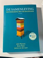 De samenleving - Kennismaking met de sociologie, Boeken, Pearson, Zo goed als nieuw, Alpha, HBO