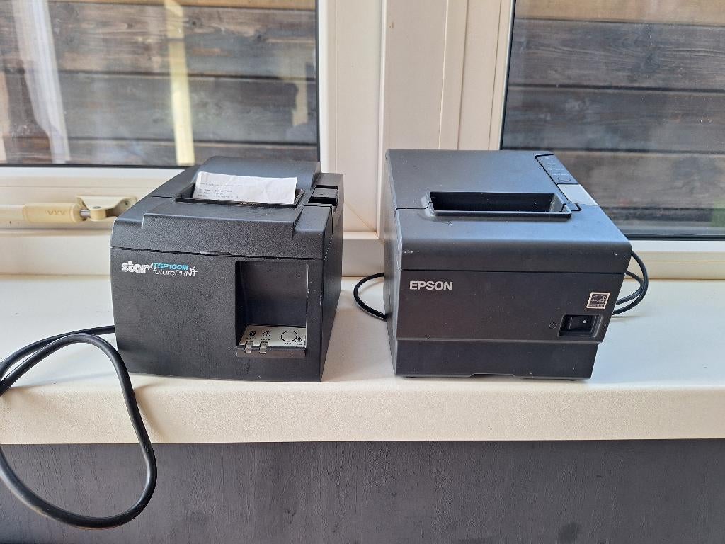 2 x bon printers Epson, Computers en Software, Printers, Ophalen, Zwart-en-wit printen, Gebruikt, Printer