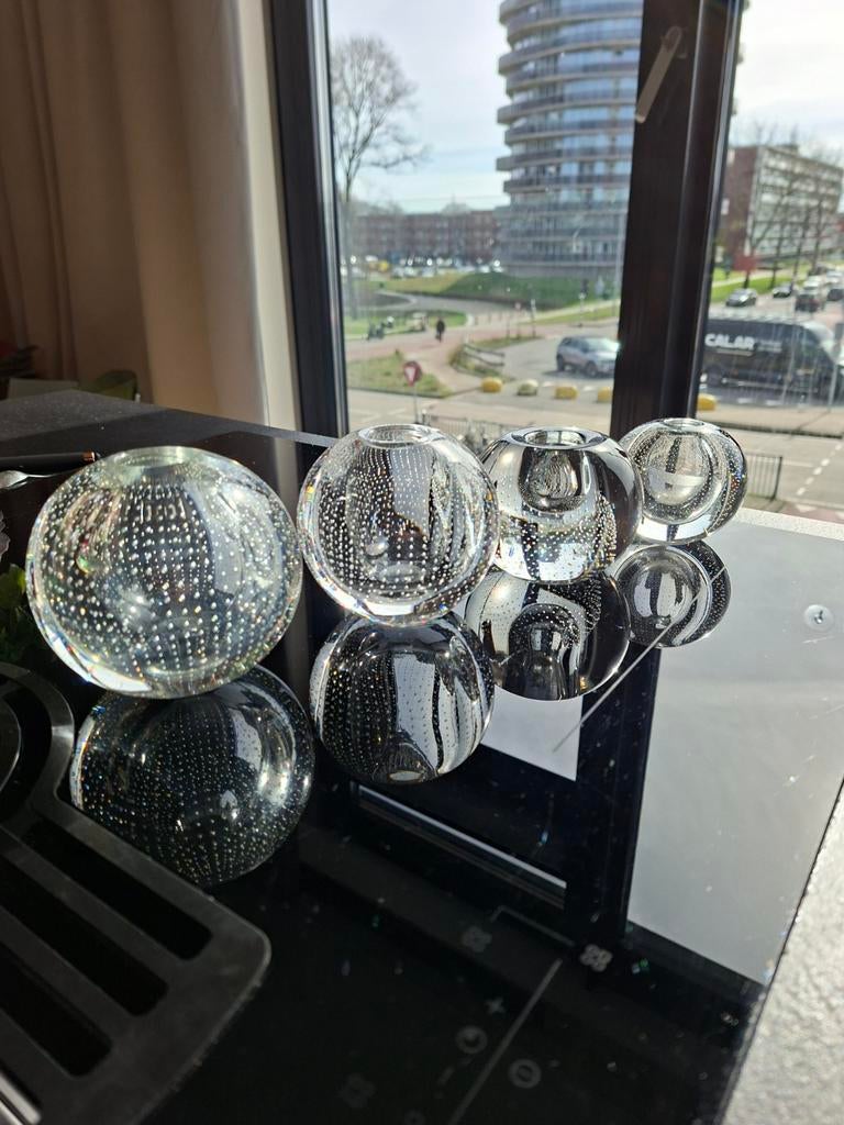 4 Andries Copier spijkerbolvaasjes., Ophalen of Verzenden