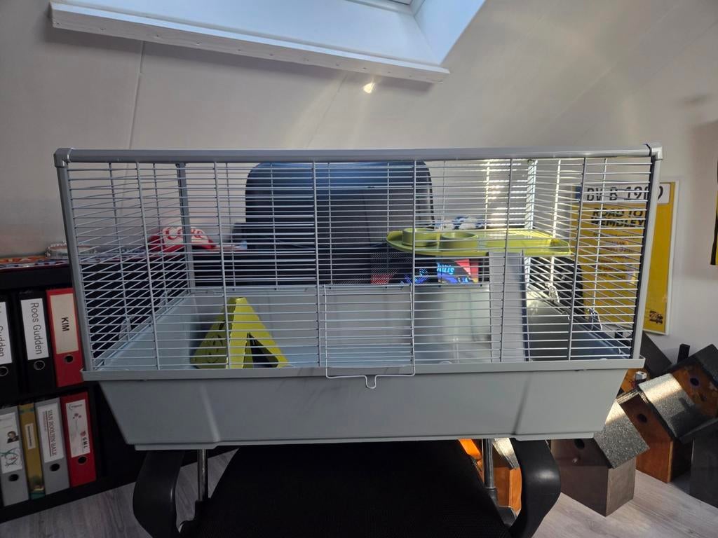 Hamster kooi 77x45x45, Kooi, Zo goed als nieuw, Hamster, 75 tot 110 cm
