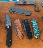 Unieke Handgemaakte Messen / Zakmessen Collectie - Damascus, Ophalen of Verzenden, Nieuw
