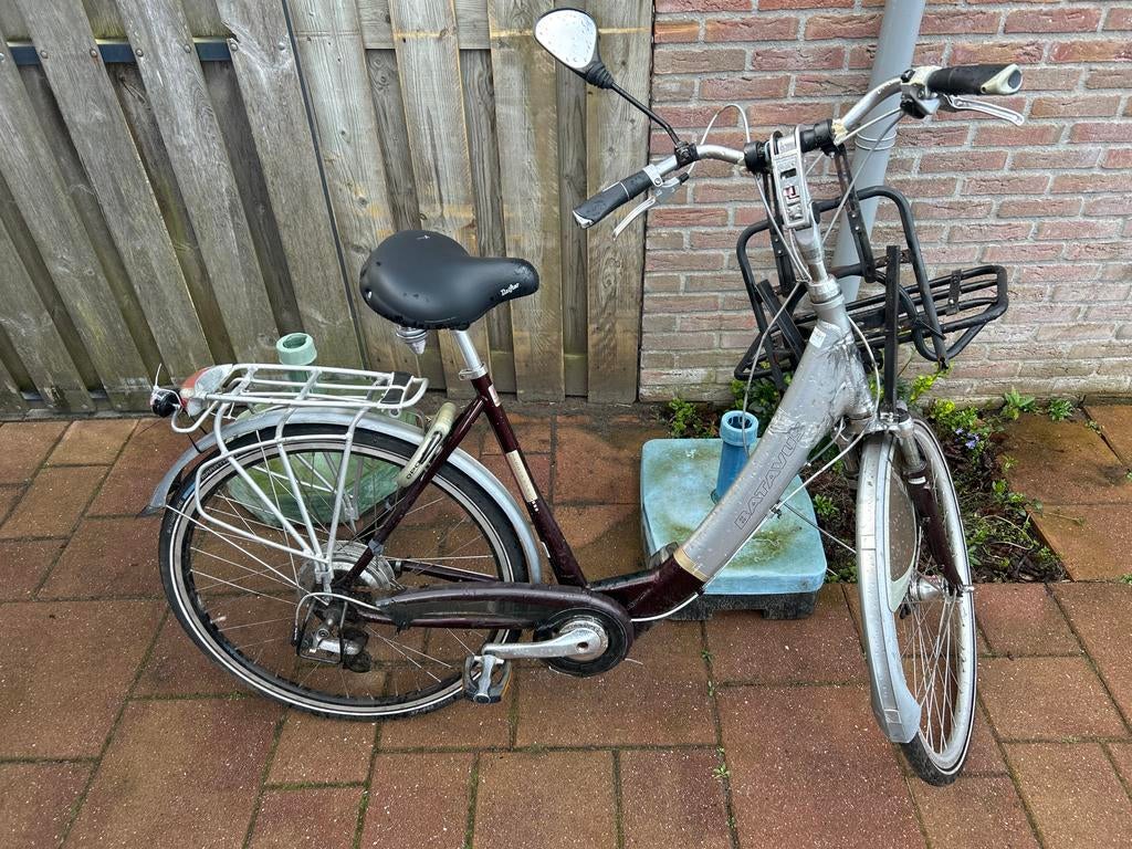 Kroegfiets met versnellingen, Fietsen en Brommers, Ophalen, Batavus, 53 tot 56 cm, Gebruikt