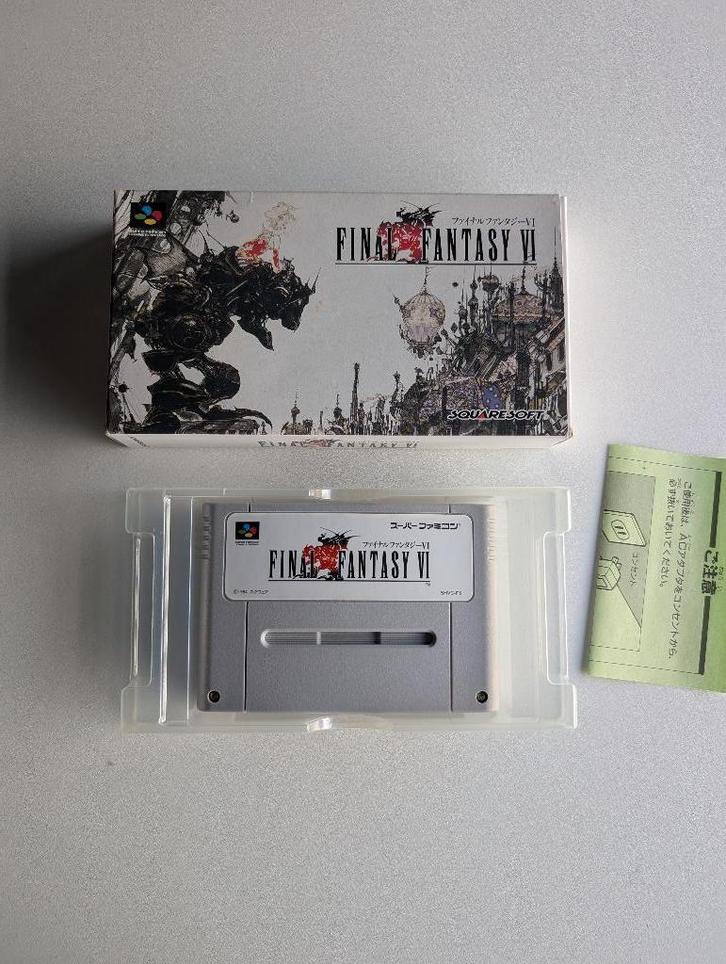 Final Fantasy VI – Super Famicom / Famicom, Spelcomputers en Games, Games | Nintendo Super NES, Gebruikt, Role Playing Game (Rpg)