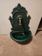 Antieke gietijzeren wandfontein - Groen, Tuin en Terras, Waterpartijen en Fonteinen, Ophalen of Verzenden, Gebruikt, Gietijzer