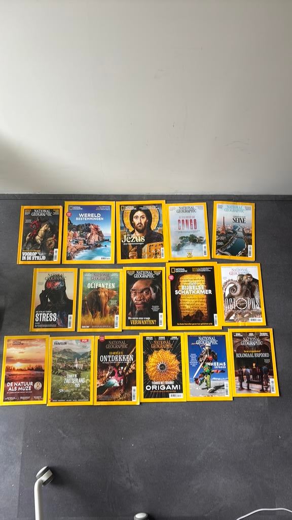 Verzameling National Geographics (2023-2024-2025), Boeken, Tijdschriften en Kranten, Ophalen, Zo goed als nieuw, Wetenschap en Natuur