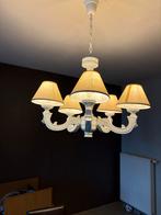Landelijke Luster met 5 Lampen, Ophalen, Zo goed als nieuw, Stof, Minder dan 50 cm