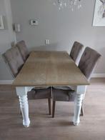 Te koop eethoek compleet, Ophalen, Gebruikt, 4 tot 6 stoelen
