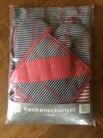 Keukenshort, 4 delig set, Ophalen of Verzenden, Nieuw, Wit, Schort