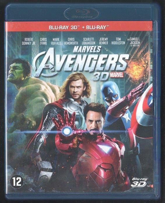 The Avengers 3D+2D, MARVEL MCU. Blu-ray. LEES!, Cd's en Dvd's, Blu-ray, Gebruikt, Actie, 3D, Ophalen of Verzenden