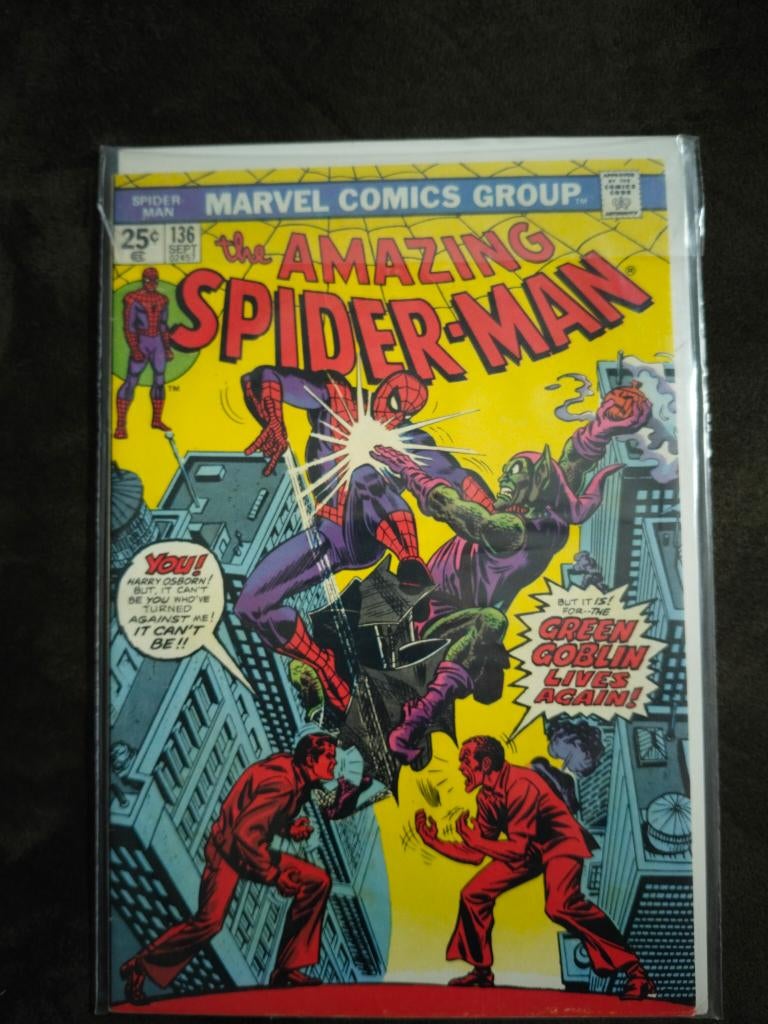 Amazing Spider-Man #136, Boeken, Strips | Comics, Zo goed als nieuw, Eén comic, Amerika, Ophalen of Verzenden