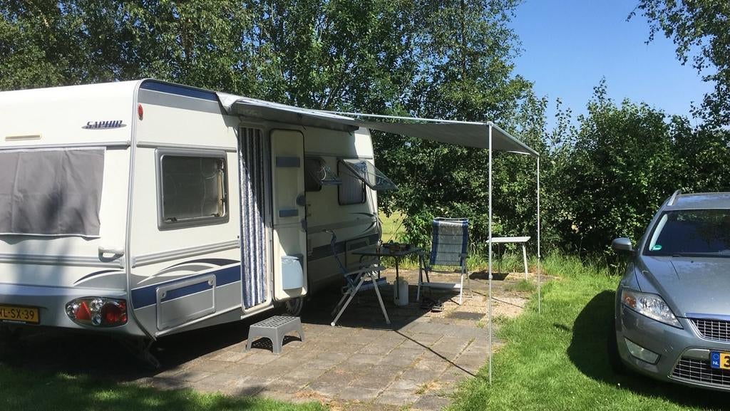 Fiamma etuiluifel met zij- en voorwanden, Caravans en Kamperen, Particulier, Rondzit, Luifel