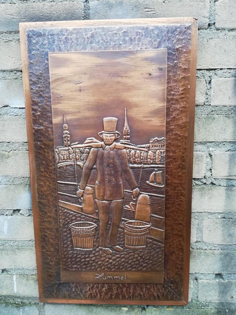 Hummel wanddecoratie. Ca '50/'60. 30/52 cm., Ophalen