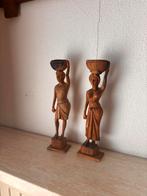 Set houten sculpturen uit Indonesië, Antiek en Kunst, Ophalen of Verzenden