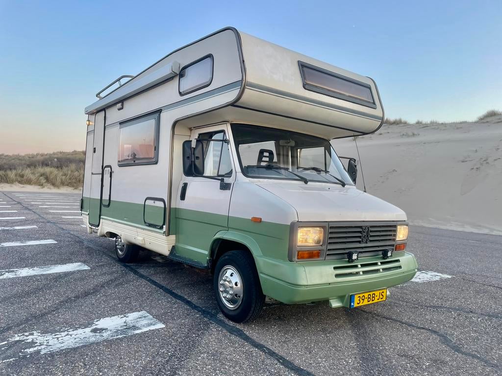 Peugeot J5 Bürstner camper ‘90 mét 1 jaar stalling!, Caravans en Kamperen, Campers, Koolmonoxide-melder, Particulier, Bürstner