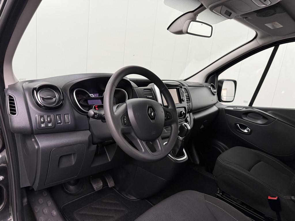 Renault Trafic 170PK Automaat Lang Dubbele Cabine Luxe | 2xS, Stof, Gebruikt, 4 cilinders, Zwart