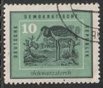 DDR 1959 699 Zwarte Ooievaar, Gest, Ophalen of Verzenden, DDR, Gestempeld