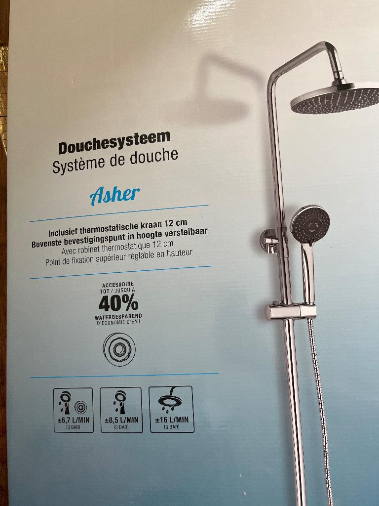 Douchesysteem Atlantic NIEUW, Ophalen, Nieuw
