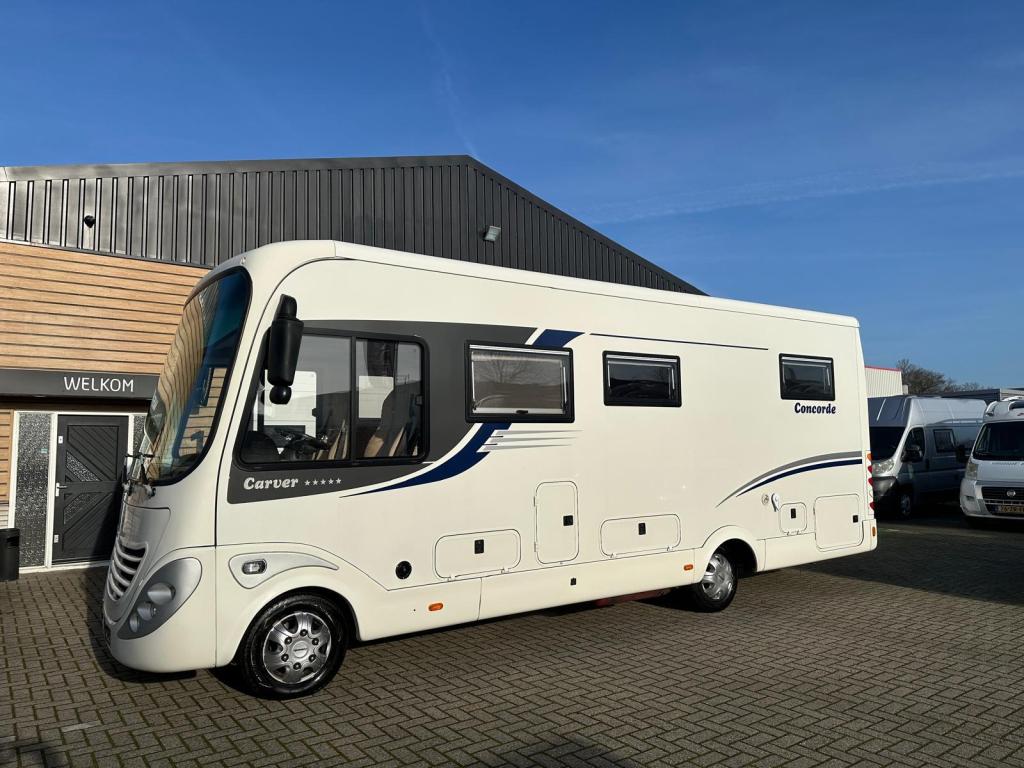 Concorde Carver 771 L automaat / enkele bedden, Caravans en Kamperen, Campers, Buitenlamp, Ringverwarming, 7 tot 8 meter, Bedrijf