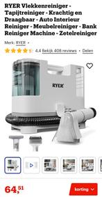 RYER Tapijtreiniger - Nieuw in doos, Ophalen, Nieuw, Waterstofzuiger