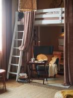STORÅ Loft bed, Ophalen, Zo goed als nieuw, Eenpersoons, Hout