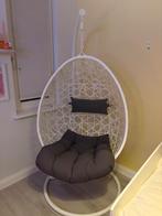 Hangstoel swing met standaard  wit  (Xenos), Ophalen, Wit, Zo goed als nieuw, Metaal