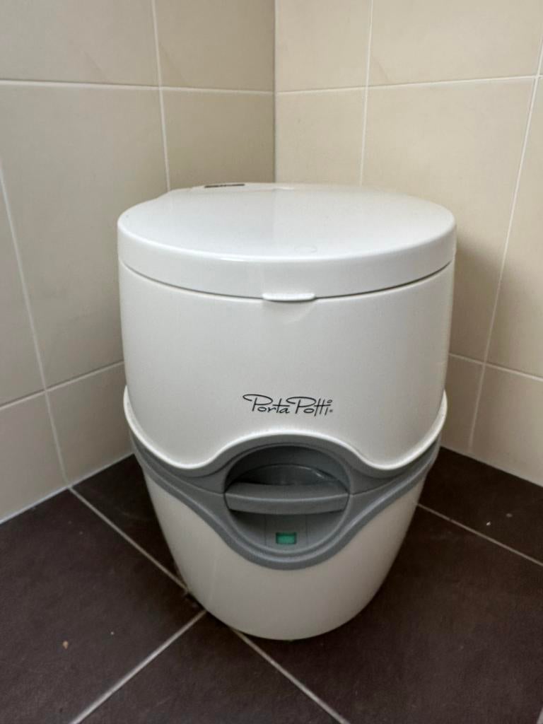 Porta Potti en Thetford Aqua Kem Blue, Caravans en Kamperen, Ophalen, Gebruikt
