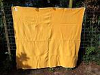 Gele wollen deken Delanka 175 x 205 cm 100% zuiver scheerwol, Ophalen of Verzenden, Zo goed als nieuw