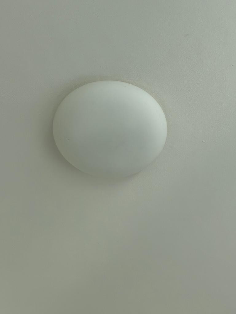 plafonnieres, Huis en Inrichting, Lampen | Plafondlampen, Ophalen of Verzenden, Zo goed als nieuw, Glas, Modern