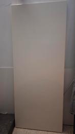 Witte opdekdeur, nieuw, Ophalen, 80 tot 100 cm, Binnendeur, Nieuw