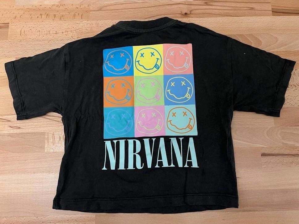 Nirvana T-shirt kind 98 cm, Ophalen of Verzenden