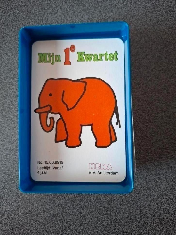 Kwartetten., Ophalen of Verzenden, Gebruikt, Speelkaart(en)