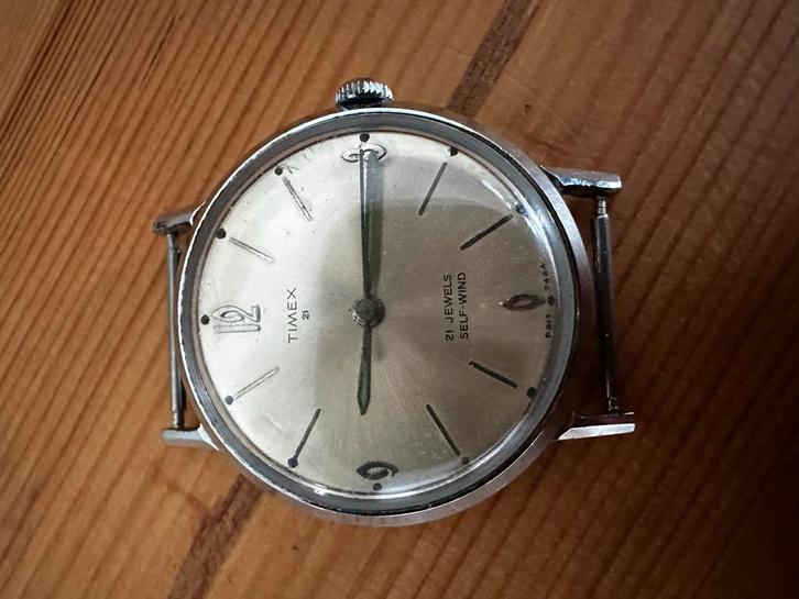 Timex automatisch vintage horloge - zonder band, Sieraden, Tassen en Uiterlijk, Horloges | Antiek, Polshorloge, Overige merken
