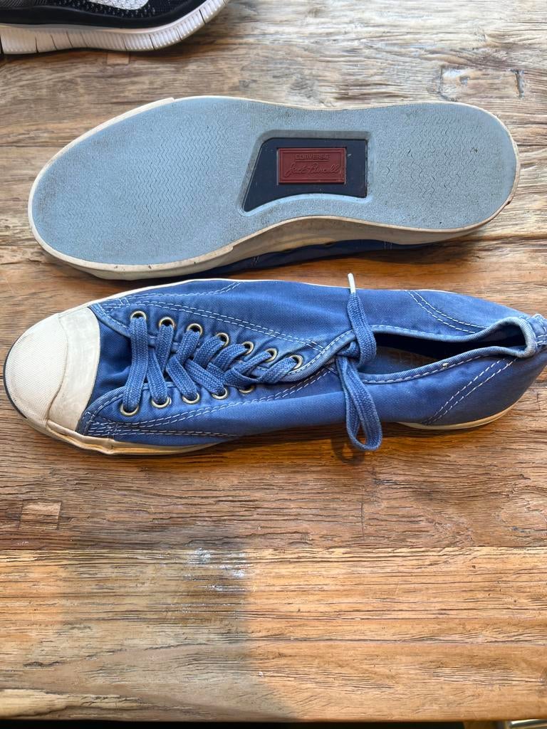 Converse Jack Purcell - Kobalt Blauw, Kleding | Dames, Schoenen, Ophalen of Verzenden, Gedragen, Blauw, Sneakers of Gympen