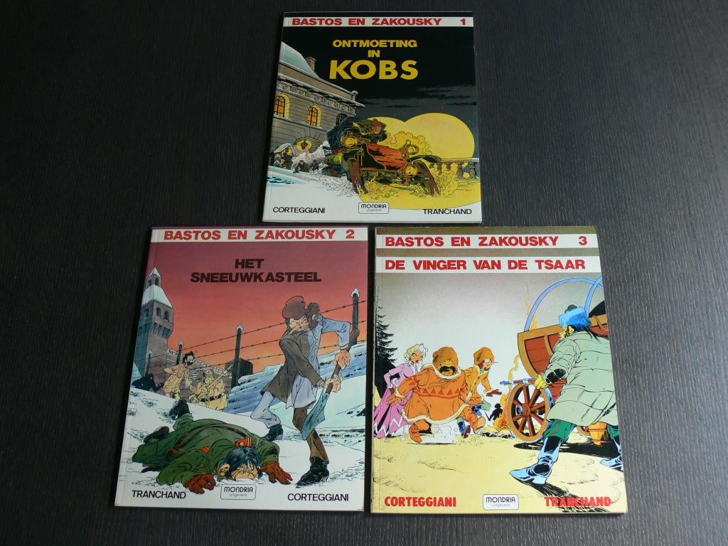 Bastos en Zakousky - 3 delen, Meerdere stripboeken, Ophalen of Verzenden, Zo goed als nieuw