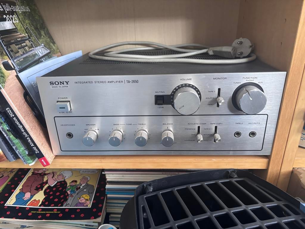 Sony Integrated Stereo Amplifier TA-2650, Audio, Tv en Foto, Versterkers en Receivers, Ophalen, Gebruikt, 60 tot 120 watt, Sony