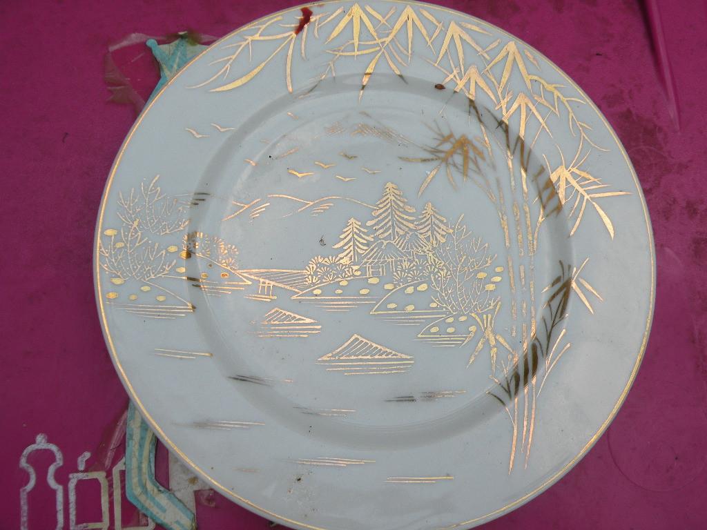 Bord Mount Fuji., Ophalen of Verzenden, Zo goed als nieuw, Overige stijlen, Bord(en)