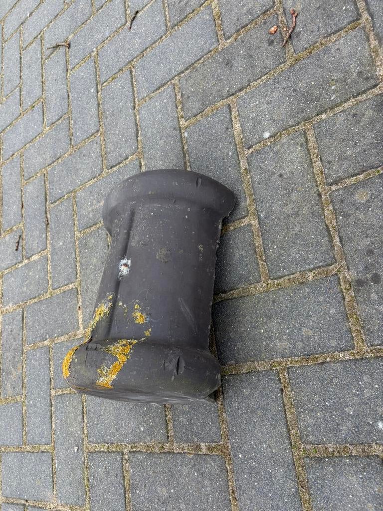 Nokpan eindstuk, Doe-het-zelf en Verbouw, Dakpannen en Dakbedekking, Ophalen, Steen of Klei, Zo goed als nieuw, 15 m² of meer