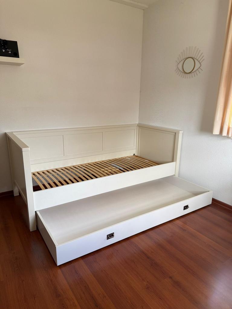 Tienerbed met opberglade 1 persoons Goede kwaliteit, Ophalen, Eenpersoons, Zo goed als nieuw, Modern (goede kwaliteit)