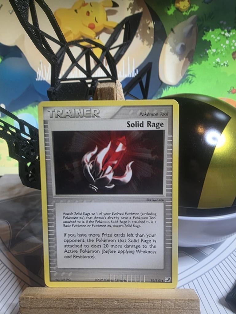 Solid Rage 92/115 Pokemon Unseen Forces, Hobby en Vrije tijd, Verzamelkaartspellen | Pokémon, Zo goed als nieuw, Losse kaart, Ophalen of Verzenden