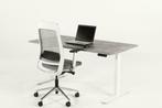 Elektrisch 2 motorig Zit-Sta bureaus AH-NOUK02, Ophalen of Verzenden, In hoogte verstelbaar, Nieuw, Bureau