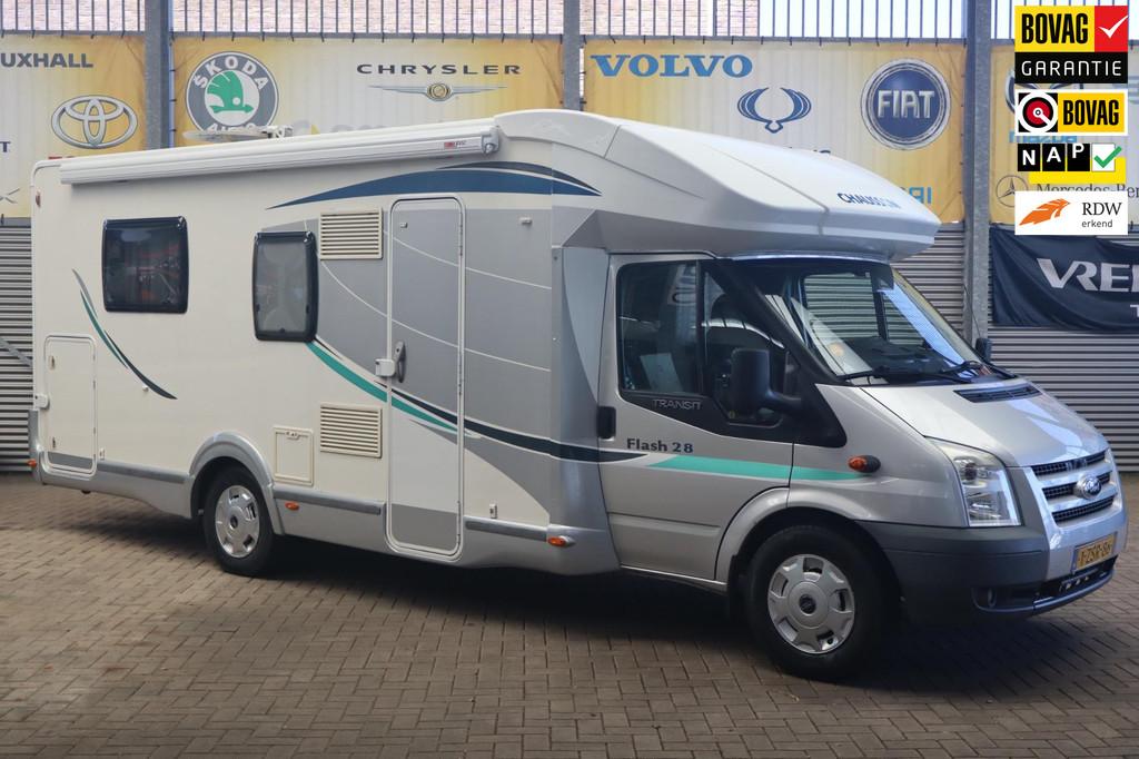 Chausson CHAUSSON FLASH 28 M11 Ford Transit | Luifel | Boile, Caravans en Kamperen, Koelkast, Chausson, Half-integraal, Standkachel