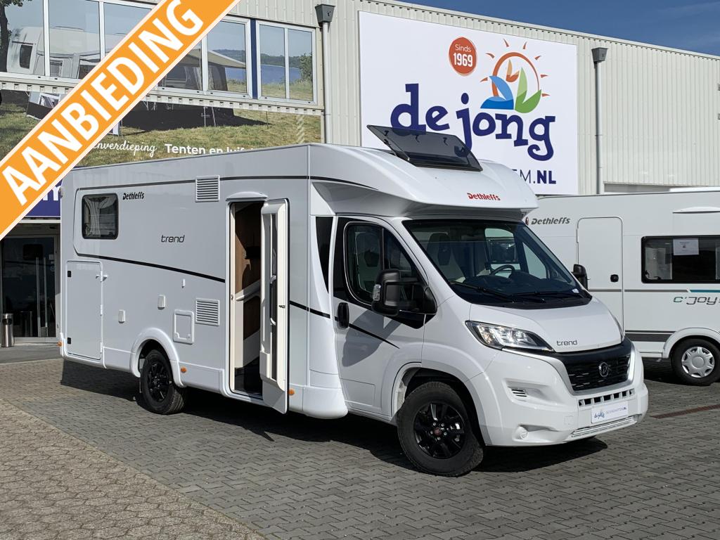 Dethleffs Trend T 7057 EB - Lengtebed - voordeel -, Caravans en Kamperen, Airbags, Ringverwarming, Fiat, 7 tot 8 meter