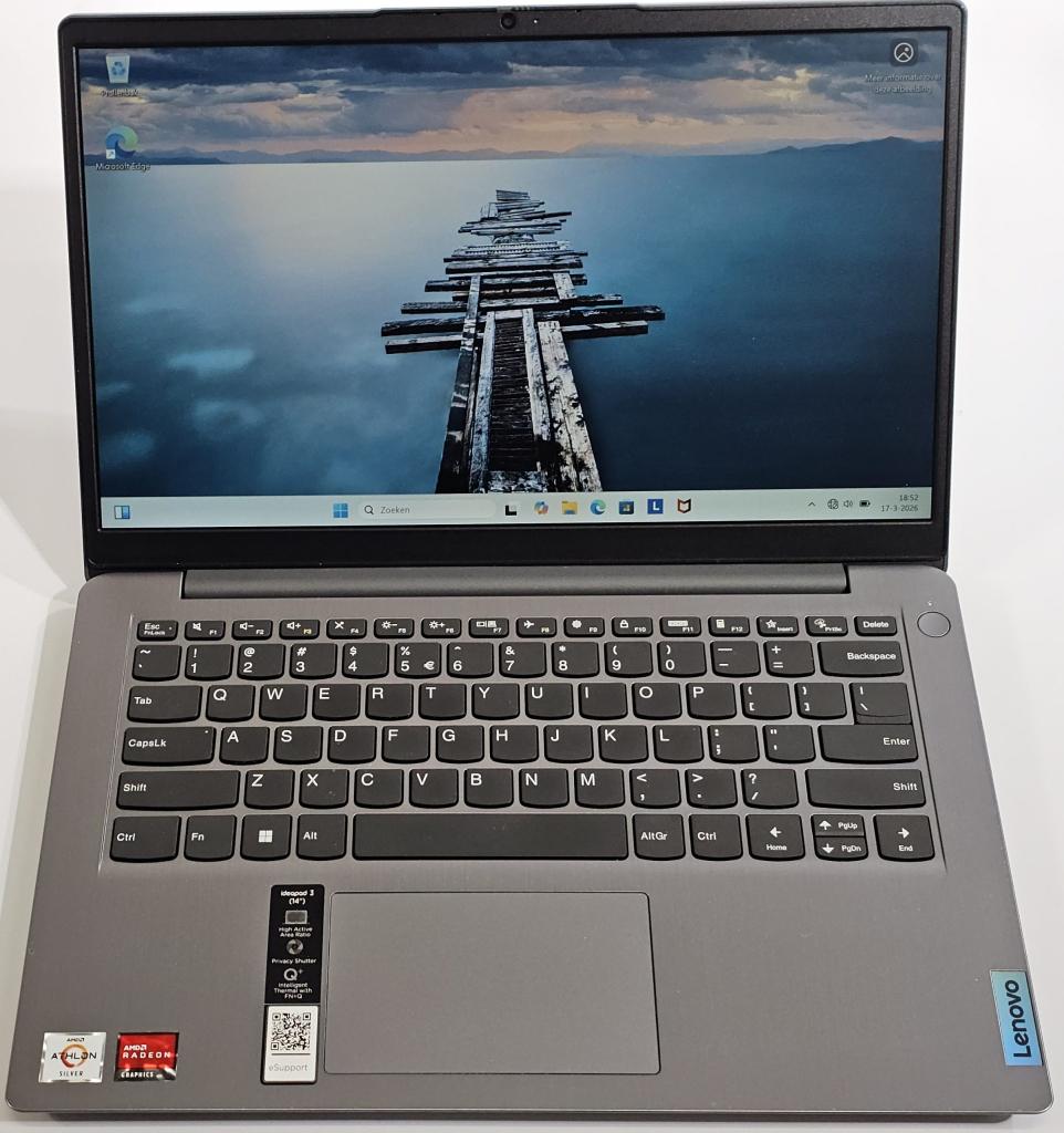Lenovo IdeaPad 3 14ADA6 | Tweedehands, De Entree 250A, 1101 EE Amsterdam, Nederland, AMD Athlon Silver 3050U, Gebruikt, 2 tot 3 Ghz